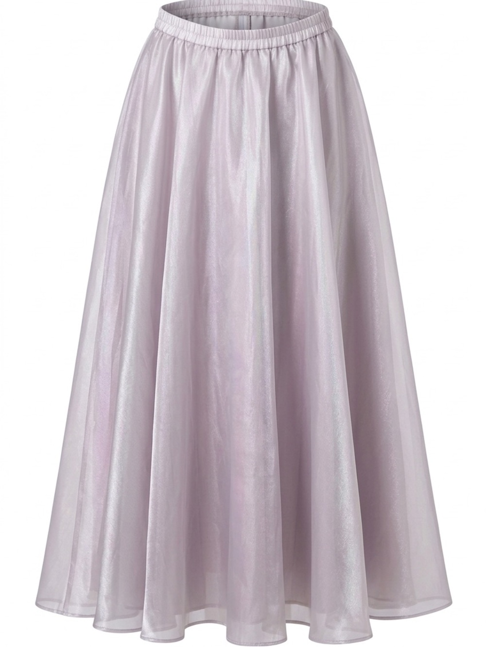 Metaphor Lilac A-Line Sheer Maxi Skirt